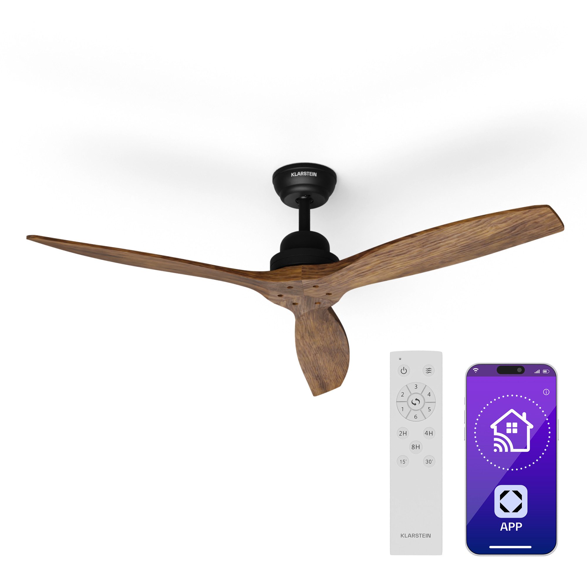 Klarstein Bodenventilator Santa Elena Smart Deckenventilator, günstig online kaufen