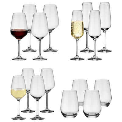 Villeroy & Boch Glas Voice Basic Wein- und Sektgläser 16er Set, Glas