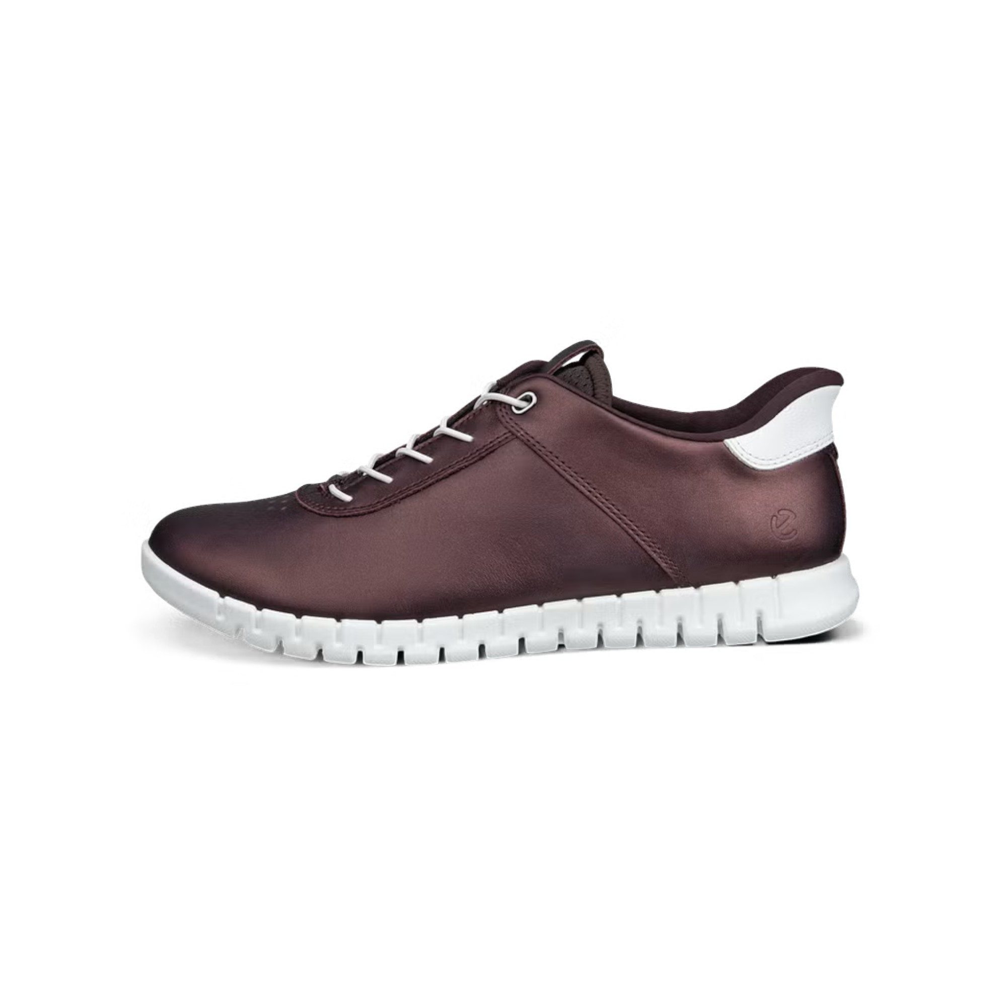 Ecco Gruuv Lite (Vollnarbenleder) bordeaux/rot Damen Sneaker