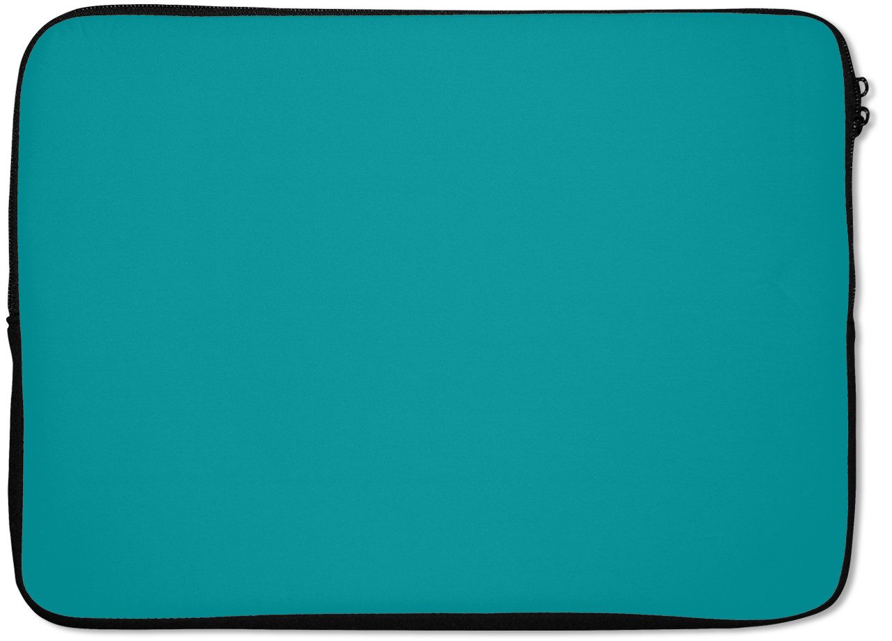 MuchoWow Laptop-Hülle Blau - Unifarben 13.3 Zoll, Laptopsleeve, weiches Innenfutter zum Schutz Kratzern, Laptoptasche