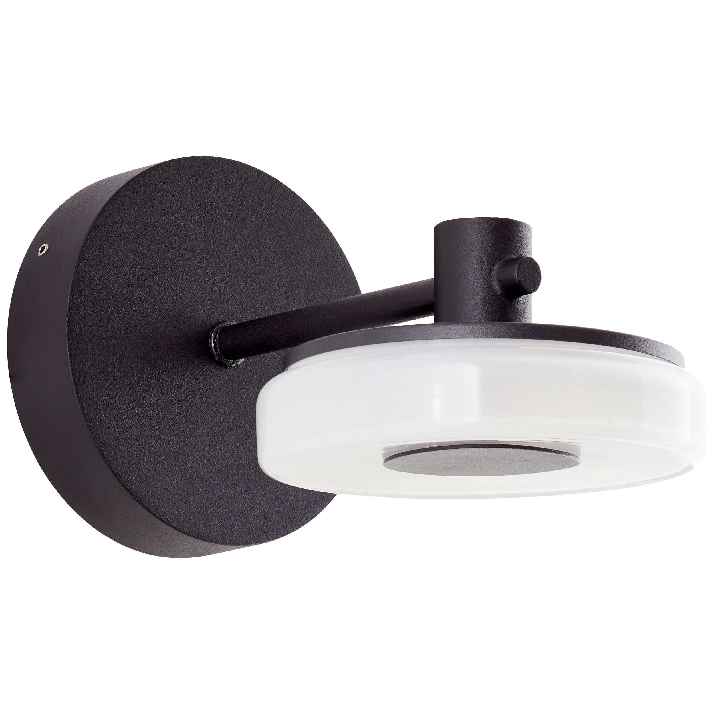 1x schwarz, integrie Metall/Glas, Außenwandleuchte Seaham, Seaham Brilliant LED LED Außen-Wandleuchte sand LED