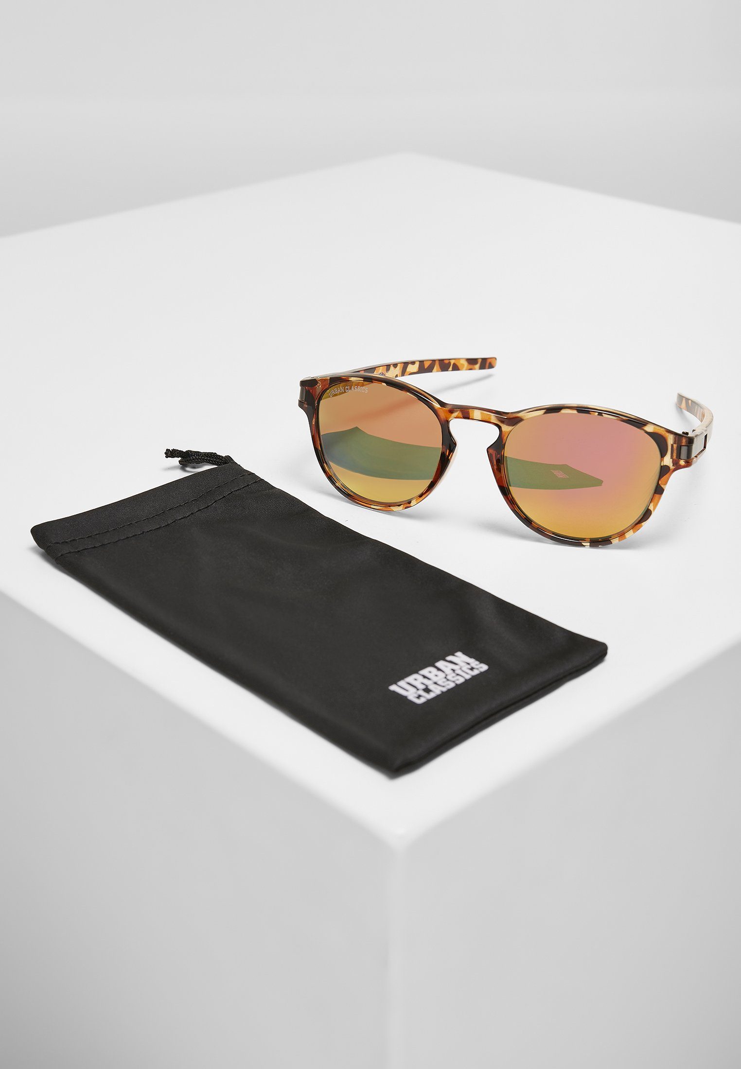 URBAN CLASSICS Sonnenbrille Accessoires 106 Sunglasses UC brown leo/orange | Sonnenbrillen