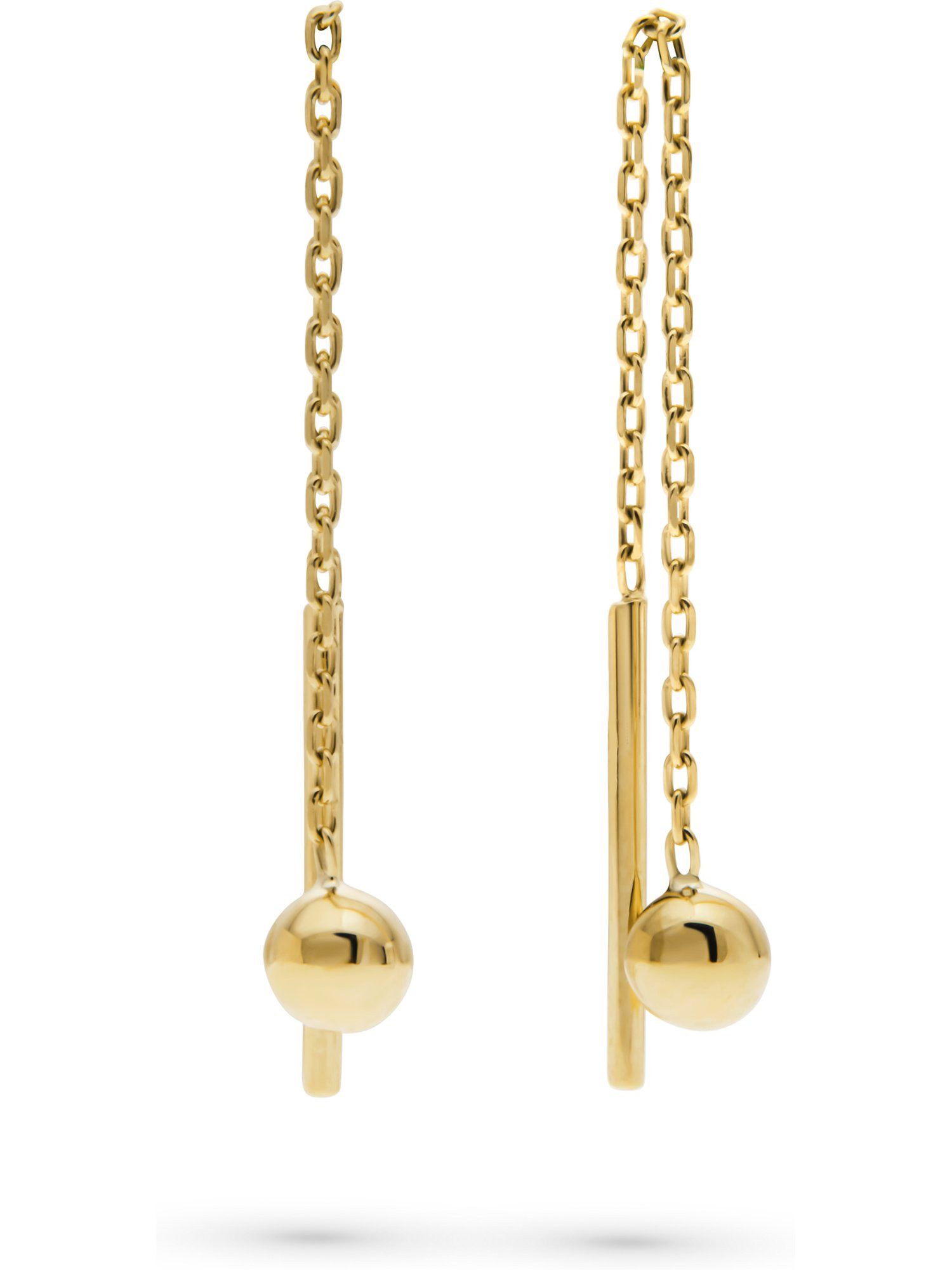 FAVS Paar Ohrhänger FAVS Damen-Ohrhänger 375er Gelbgold günstig online kaufen