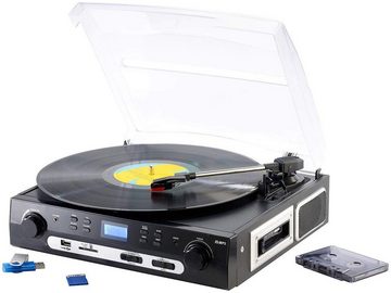Q-Sonic UPL-855.MP3 Plattenspieler und Digitalisierer Schallplatten MC Multifunktionsspieler (Riemenantrieb)