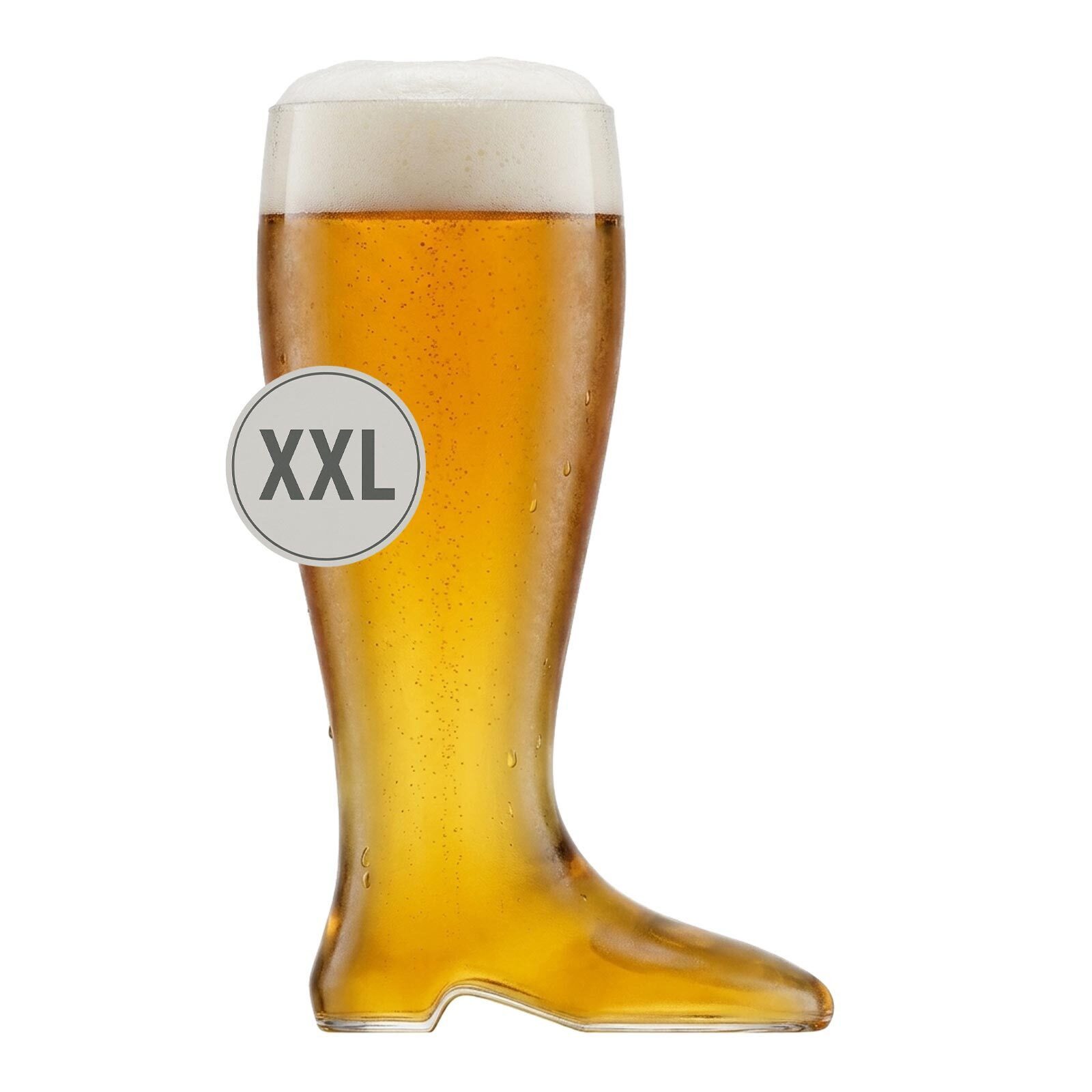 rastal Bierglas XXL Riesen-Bierstiefel 2,0 Liter, 1-tlg., Glas