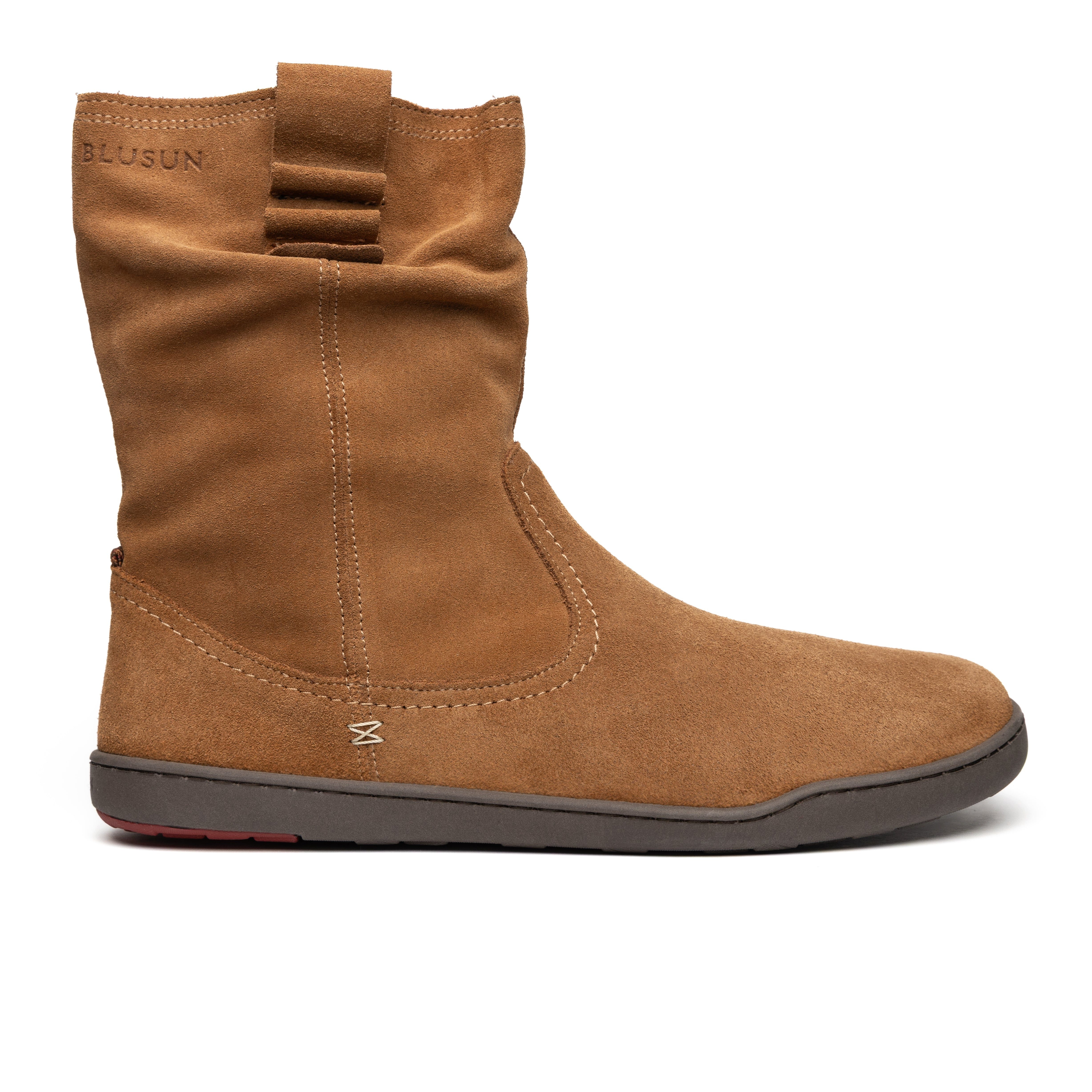 BLUSUN BLSN-400W camel Barfußschuh (1 Paar, flexible Barfußsohle) Leder