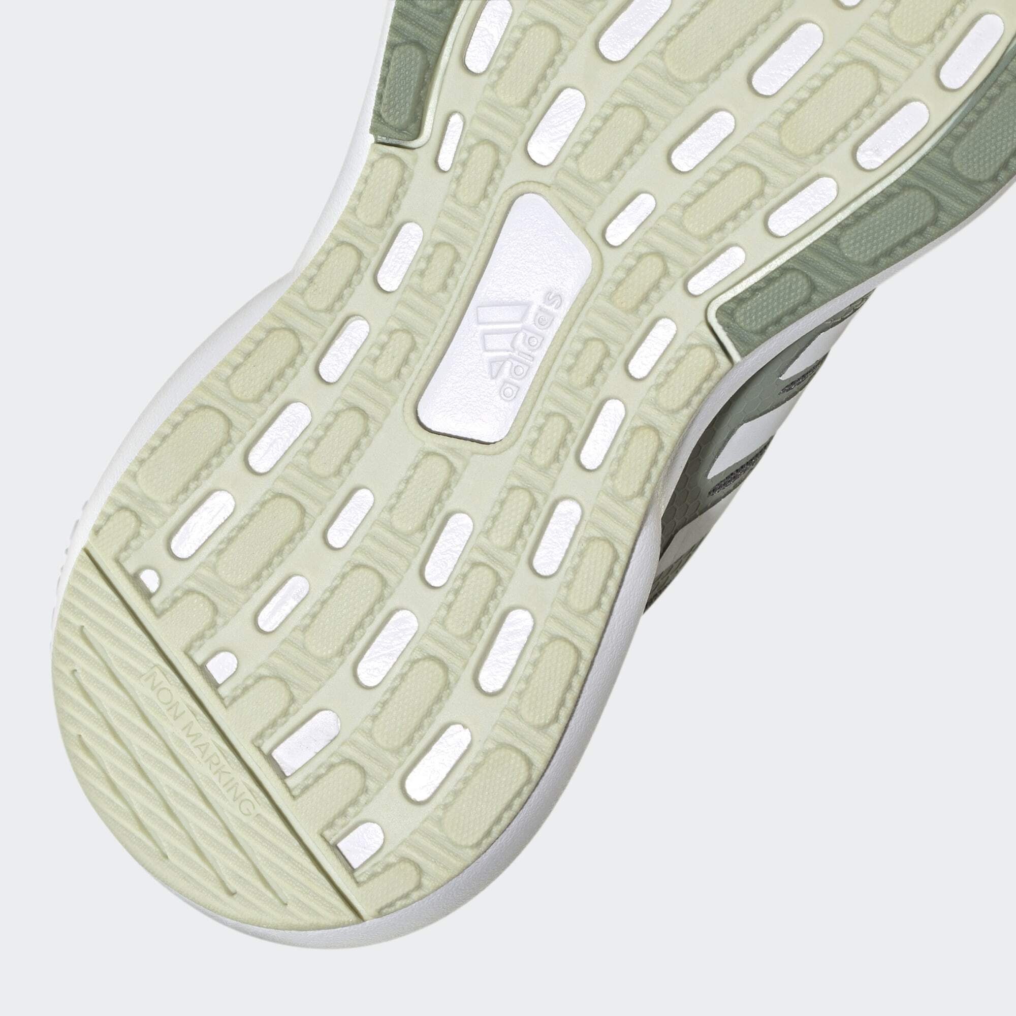 SCHUH Sneaker Cloud White Green BOUNCE Linen LACE Silver adidas Green RAPIDASPORT / Sportswear /
