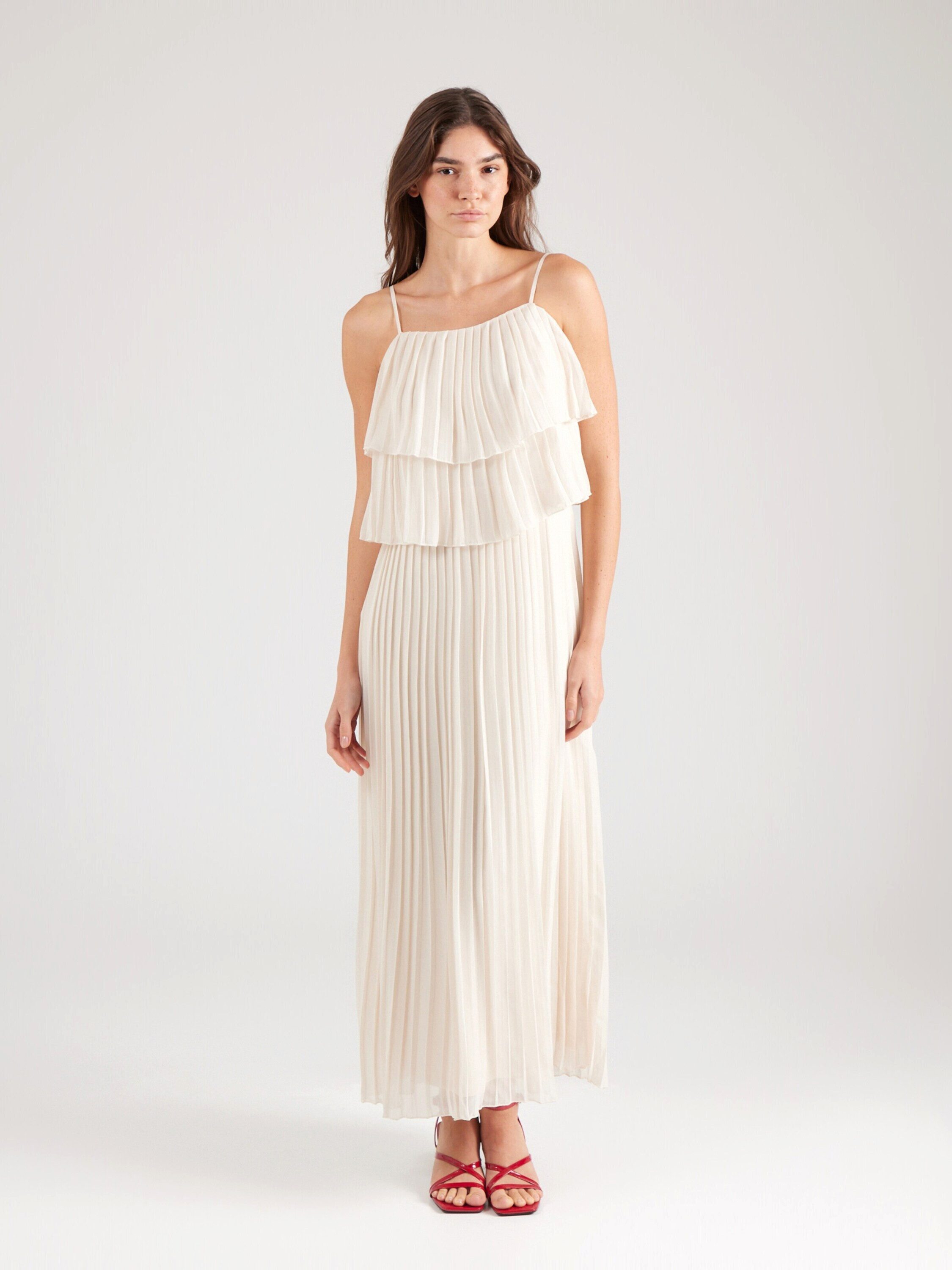 Vila Maxikleid Chiffan (1-tlg) Volant günstig online kaufen
