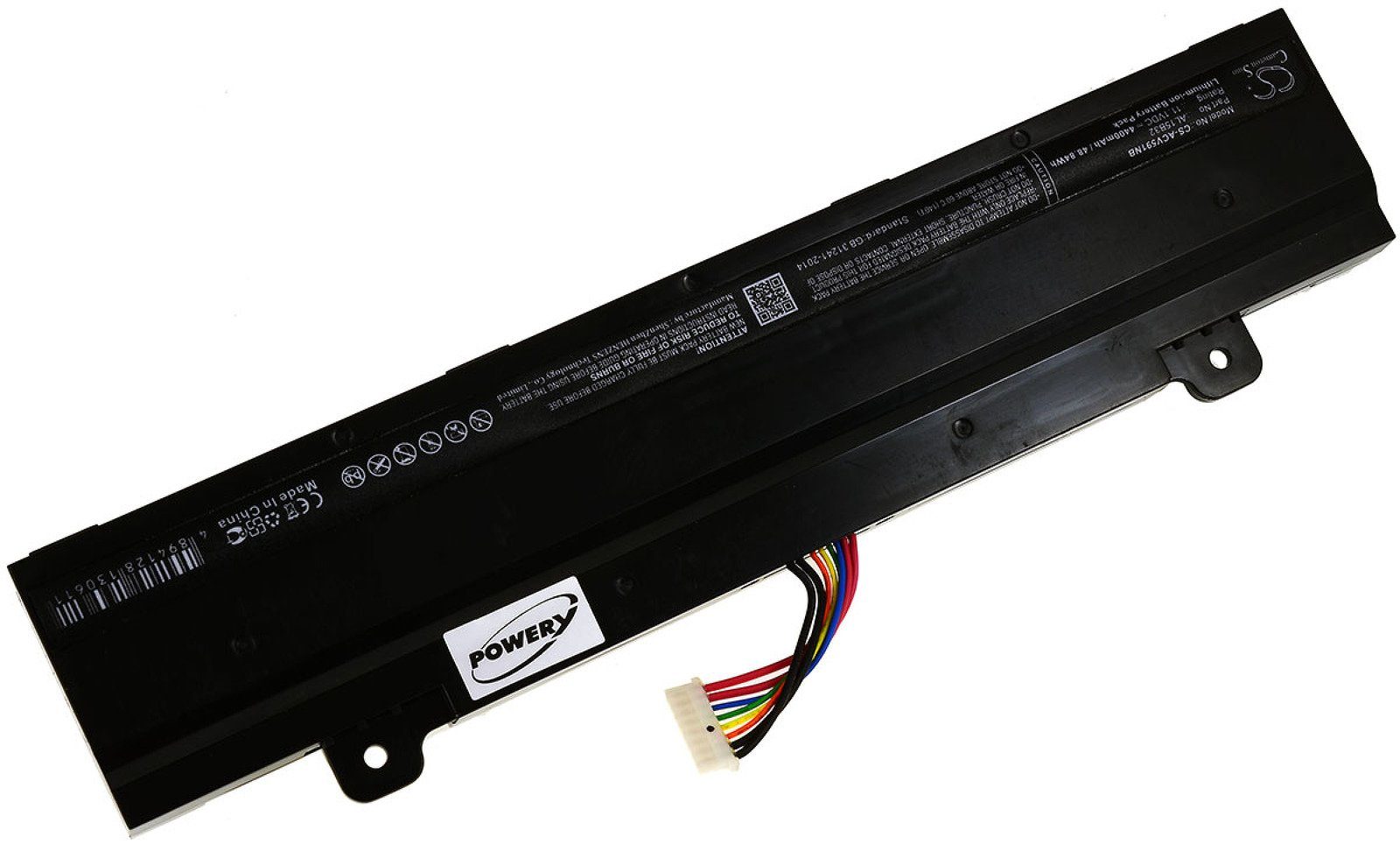 Powery Akku für Laptop Aspire Acer V5-591G-75C9 V) Laptop-Akku 4400 mAh (11.1