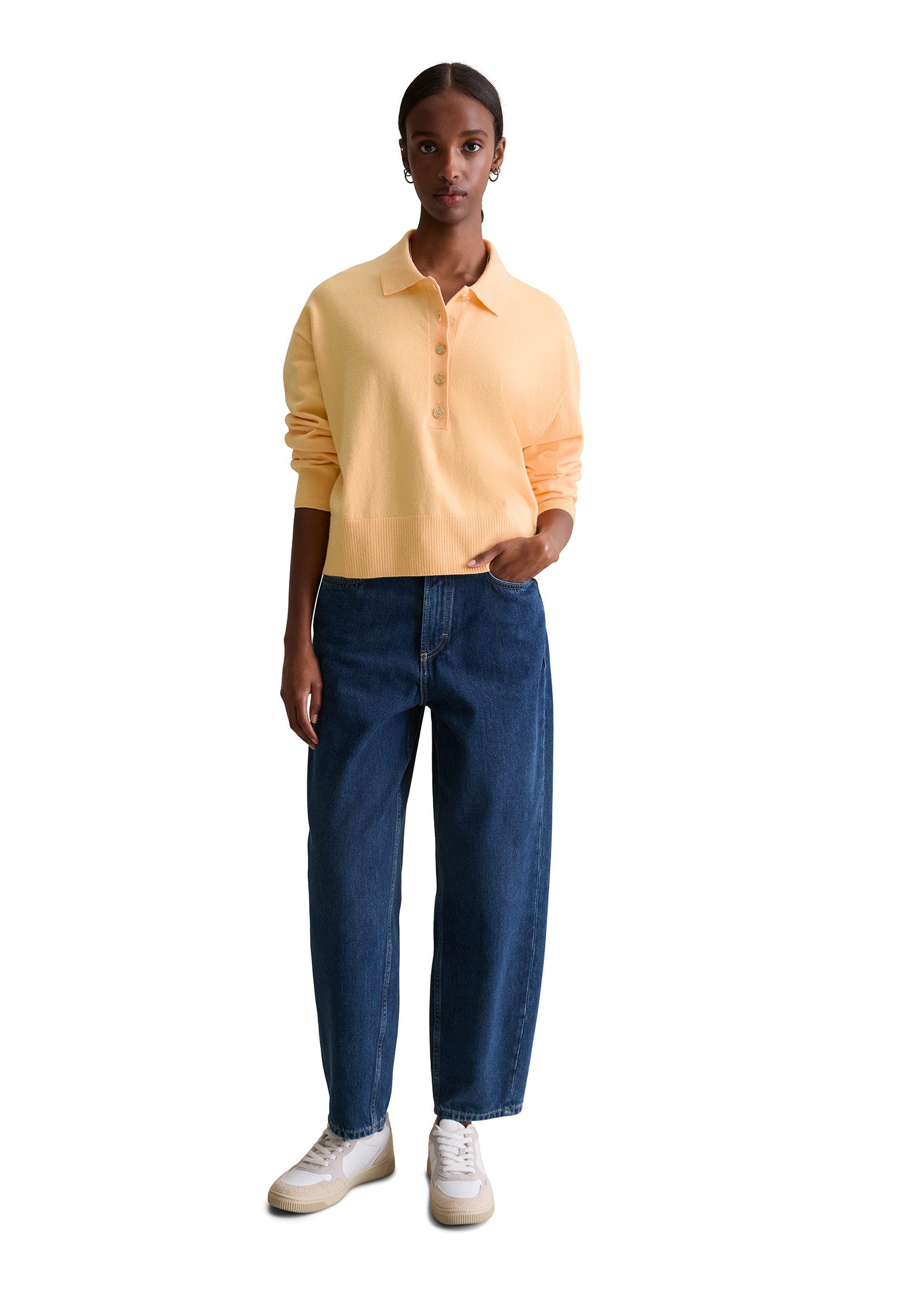 Marc O'Polo DENIM Strickpullover aus Soft Cotton Stretch