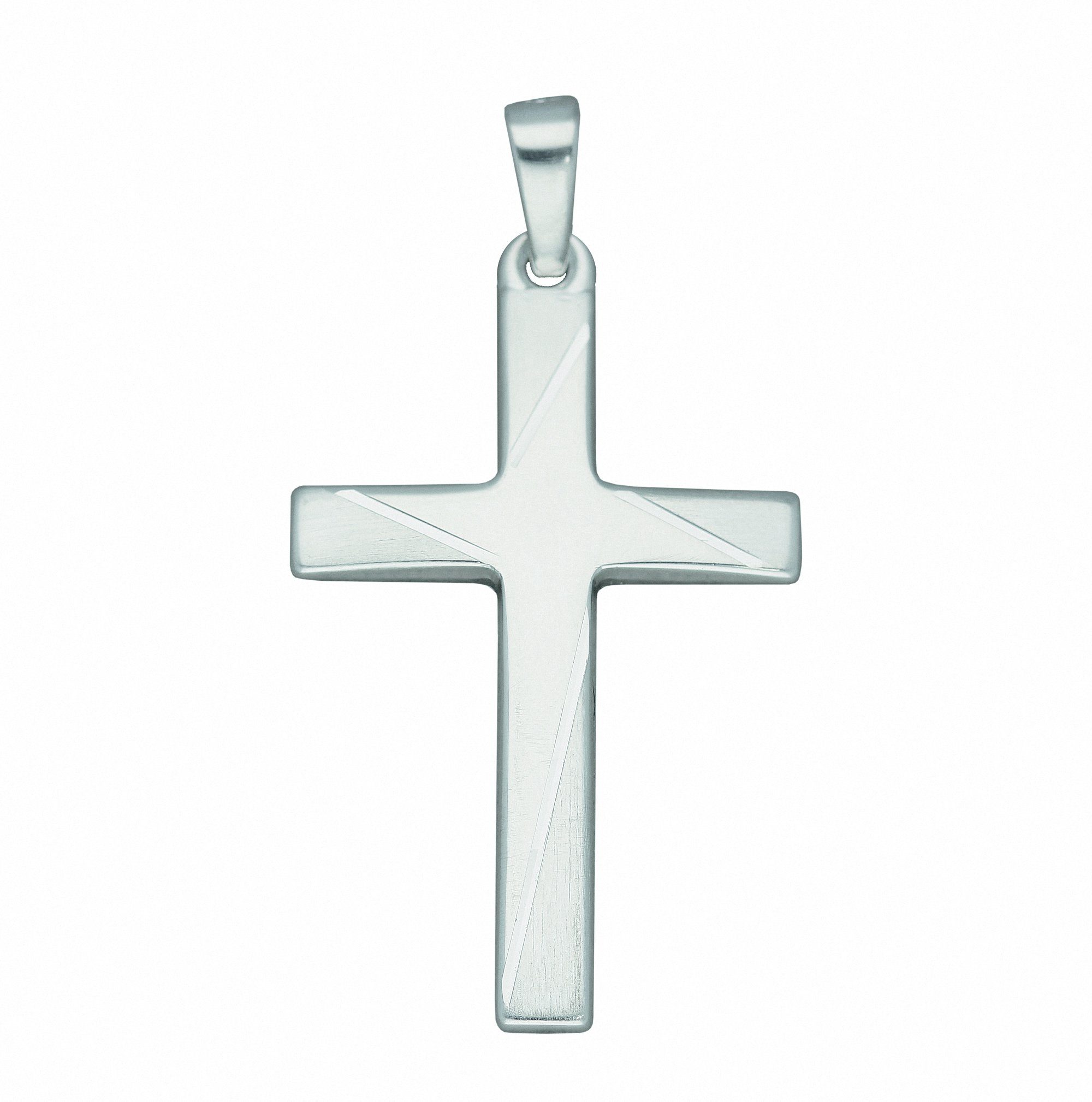 Adelia´s Kette mit Anhänger 925 Set - Halskette Kreuz mit Silber Schmuckset Anhänger