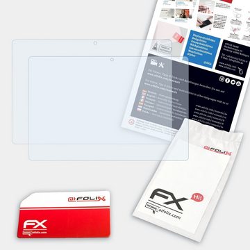atFoliX Schutzfolie Displayschutz für Mediacom WinPad 10.1 HD, (2 Folien), Ultraklar und hartbeschichtet