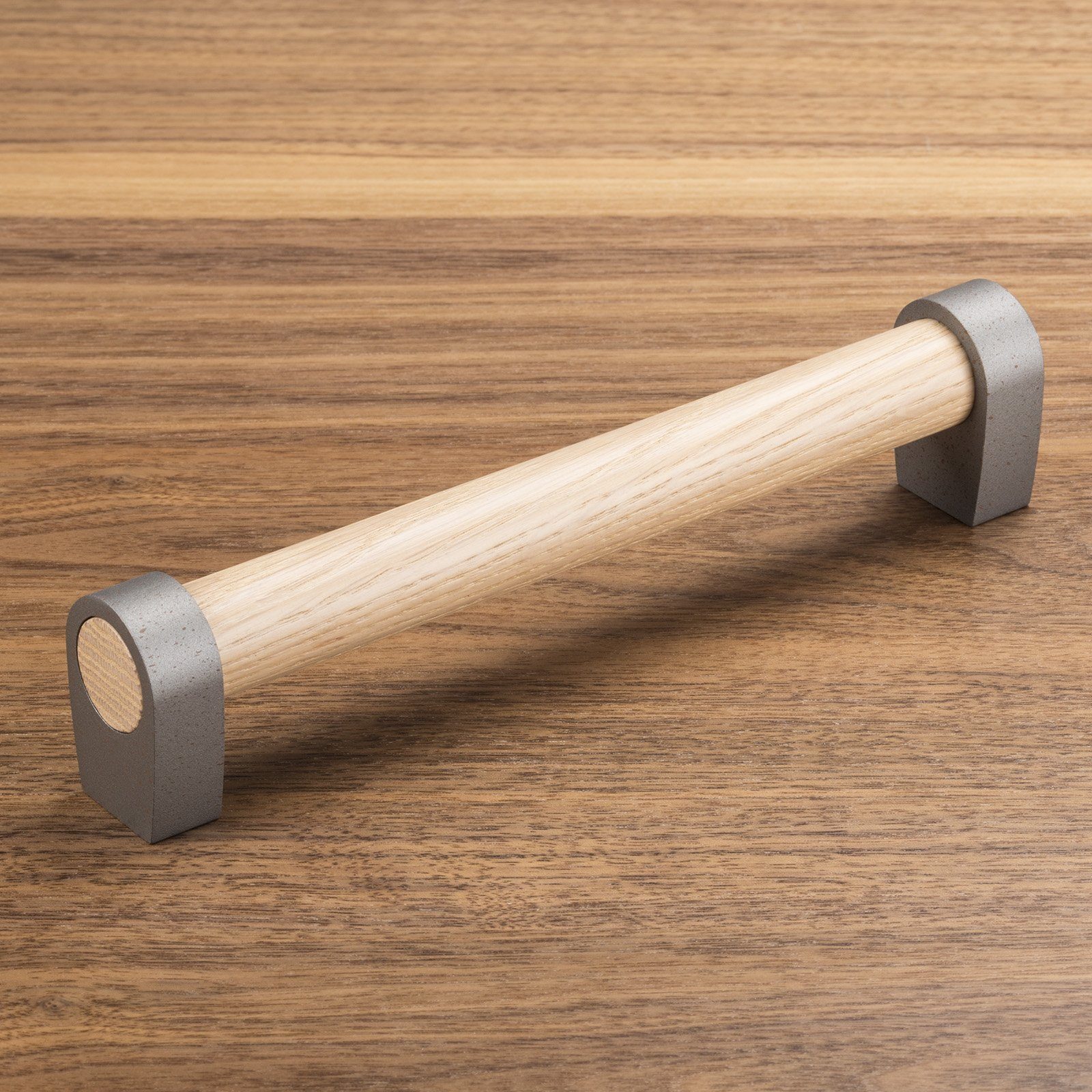 SO-TECH® Möbelgriff OAK BA 192 mm Wildeiche Bügelgriff, inkl. Schrauben