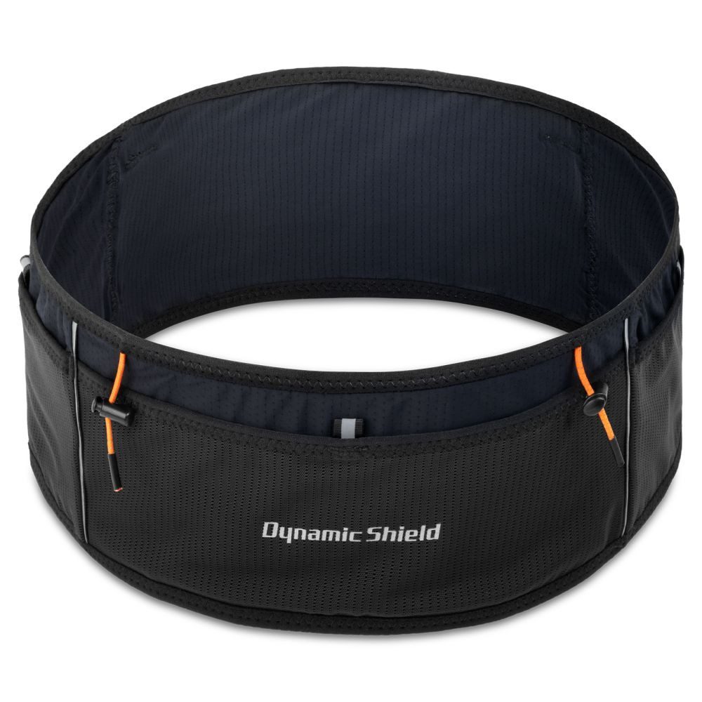 Spigen Laufgürtel Sportgürtel Hüfttasche Jogginggürtel (Spar-Set, 1-St., 71-79 cm elastisch) 5 Taschen, reflektierend, atmungsaktiv