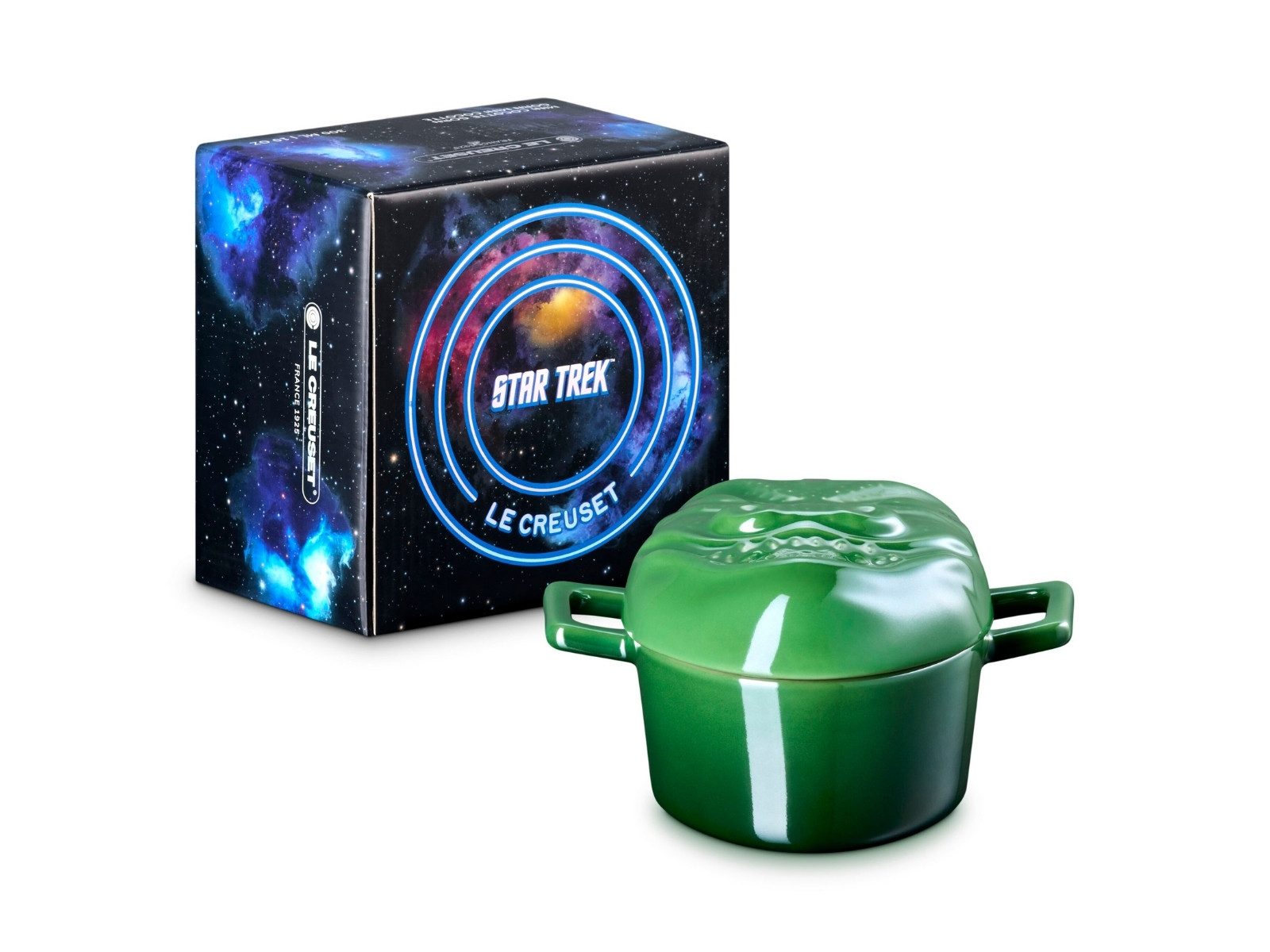 LE CREUSET Auflaufform Star Trek Collection Mini-Cocotte Gorn bamboo 0,3l, Steinzeug
