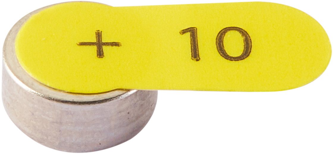 Intenso 80 Ultra Hearing Aid Typ 10 Zink-Luft Hörgerätebatterien 8er Blister Batterie