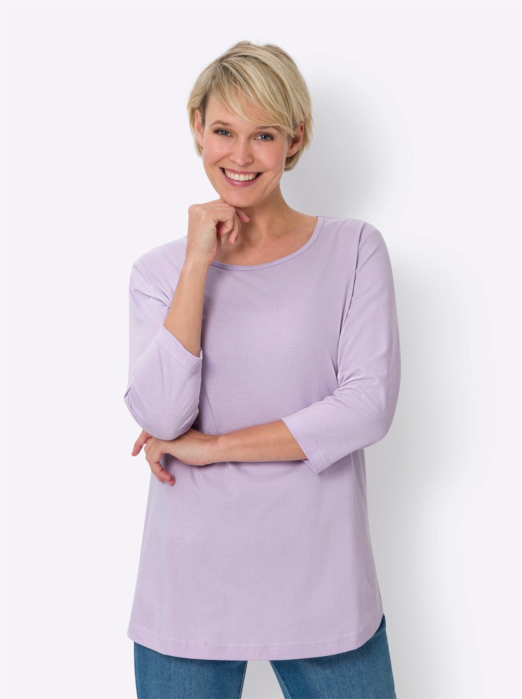 Sieh an! T-Shirt Longshirt . (2-tlg) günstig online kaufen