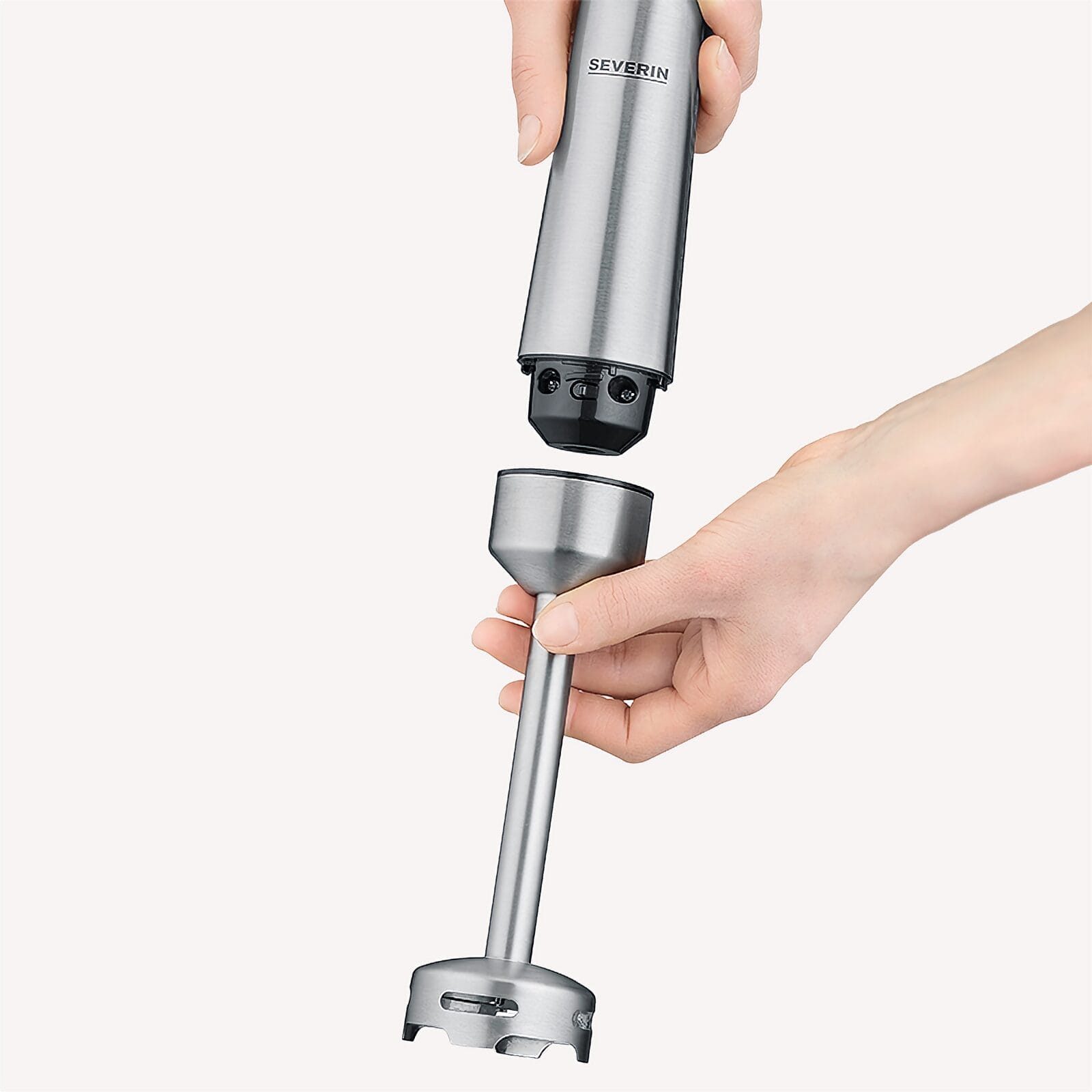 Severin Handmixer SM 3773, 1000 W, 4-Klingen-Edelstahlmesser, BPA-frei, inkl. Mixbehälter