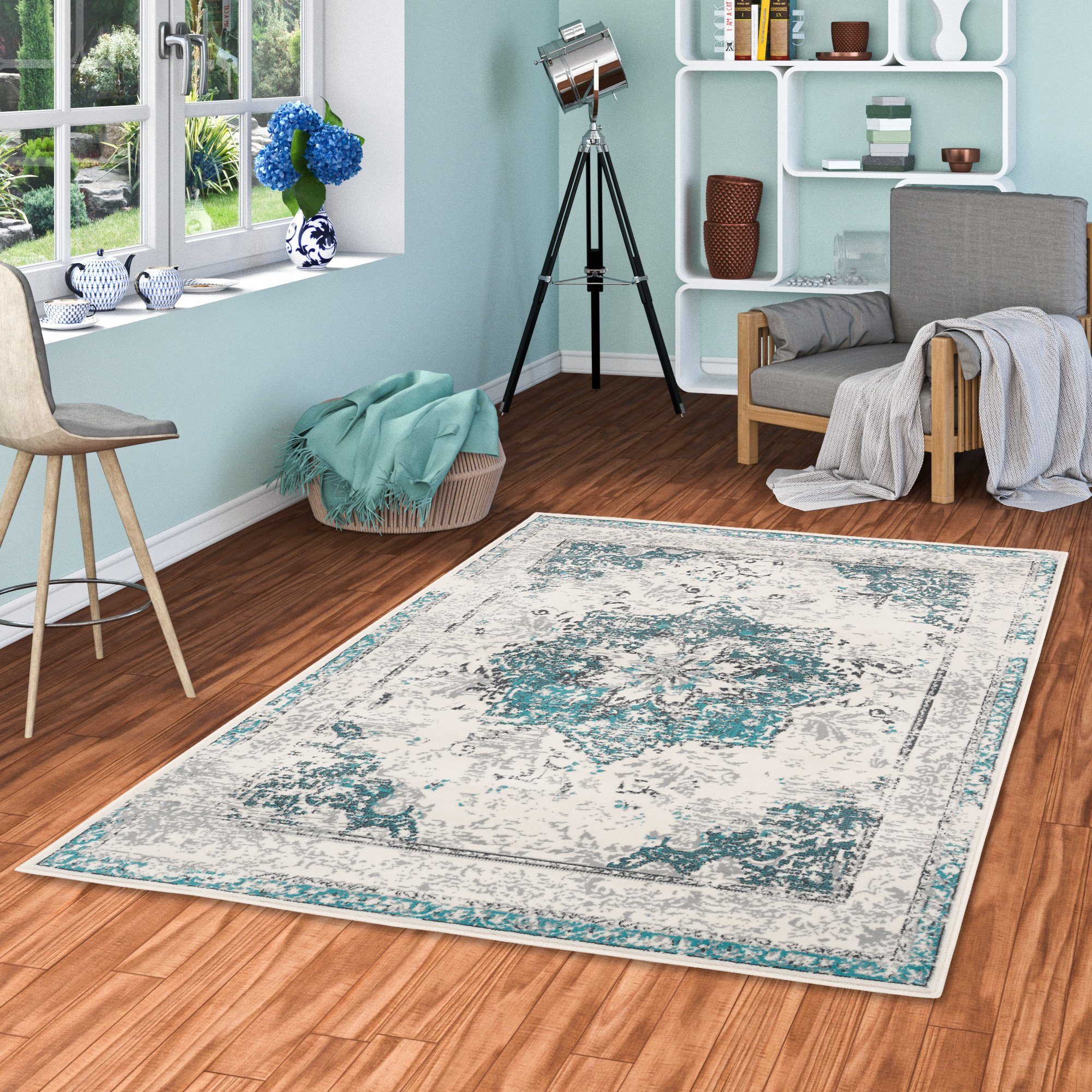 Pergamon Designteppich Designer Teppich Pop-Vintage, Rechteckig, günstig online kaufen