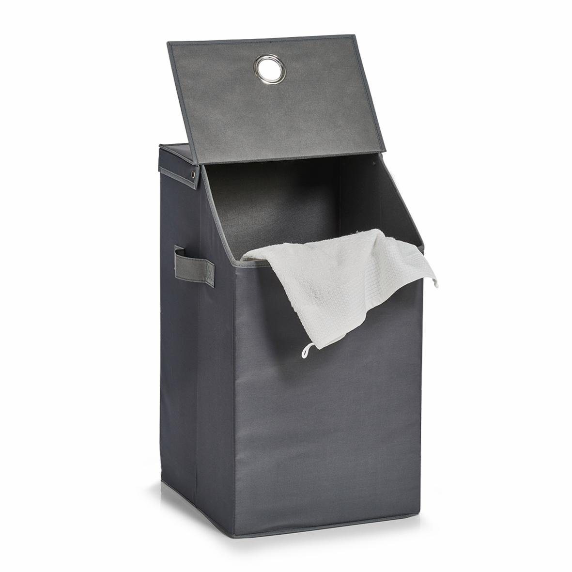 Zeller Wäschesammler, Polyester, 34x34x60 Zeller Wäschesammler, Polyester, 34x34x60