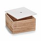 Zeller Present Aufbewahrungsbox, 3er Set, Holz, weiß/natur, Bild 5