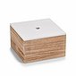 Zeller Present Aufbewahrungsbox, 3er Set, Holz, weiß/natur, Bild 3