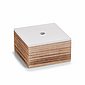 Zeller Present Aufbewahrungsbox, 3er Set, Holz, weiß/natur, Bild 4