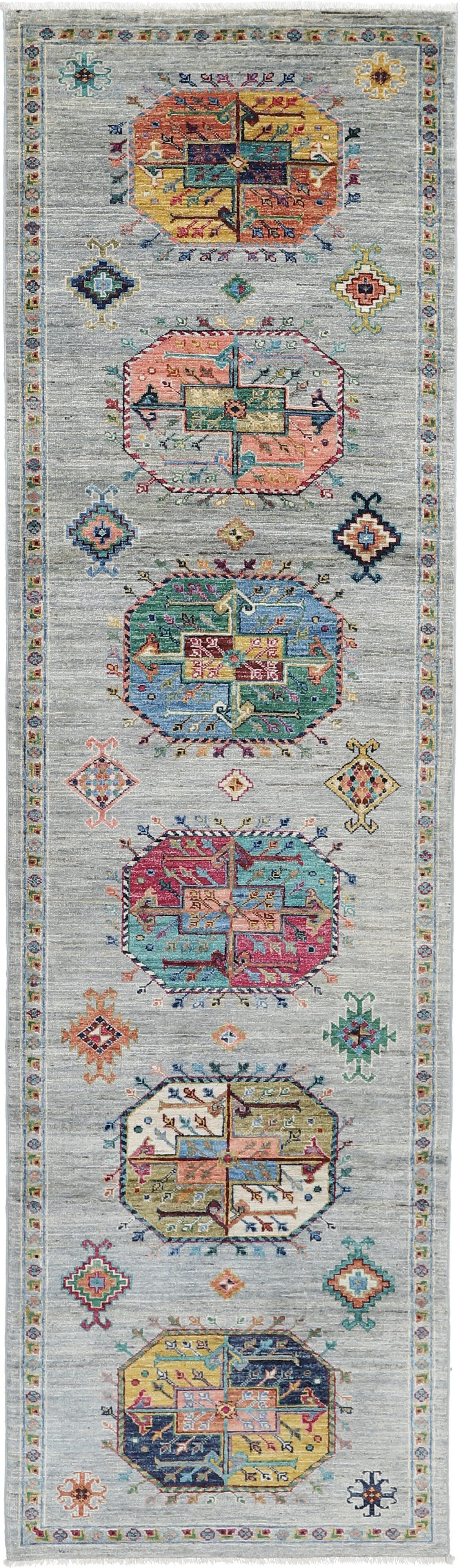 Carpet Avenue Teppich Ziegler Shabargan 290x83, Läufer, Höhe: 7 mm