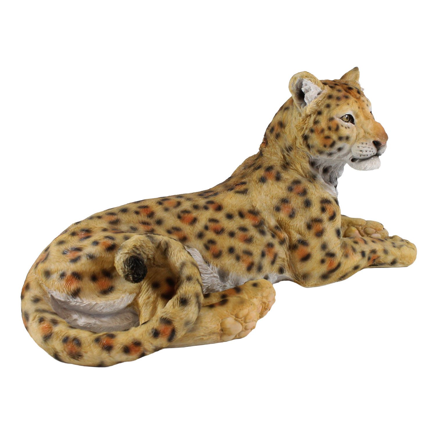 colourliving Tierfigur Lebensechte Panther Figur liegend – Handbemalte Deko günstig online kaufen