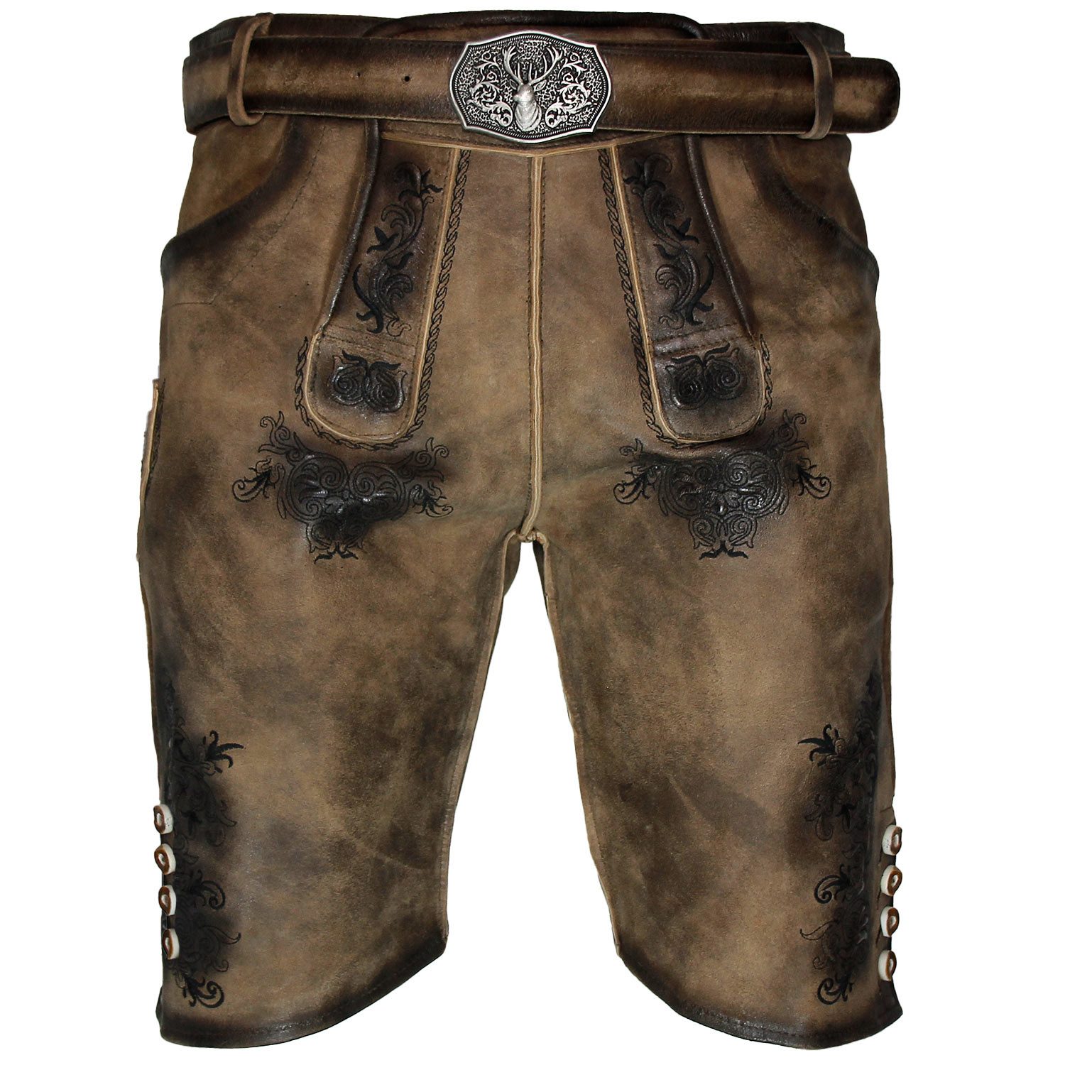 Maddox Trachtenlederhose MADDOX Kurze Herren Lederhose günstig online kaufen