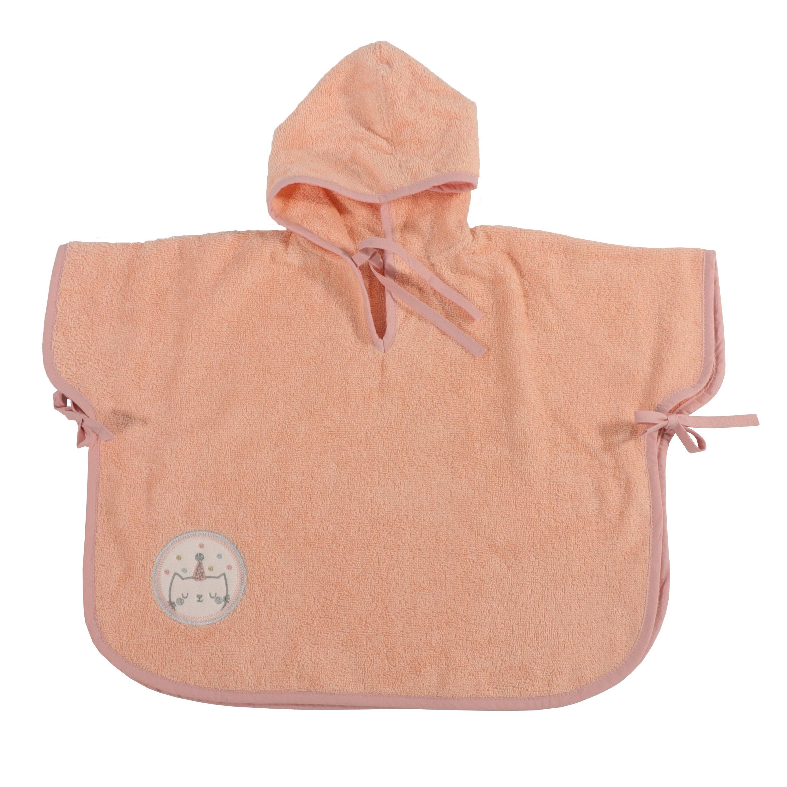 Puckdaddy GmbH Babybademantel Caja - Babybadeponcho in Koralle