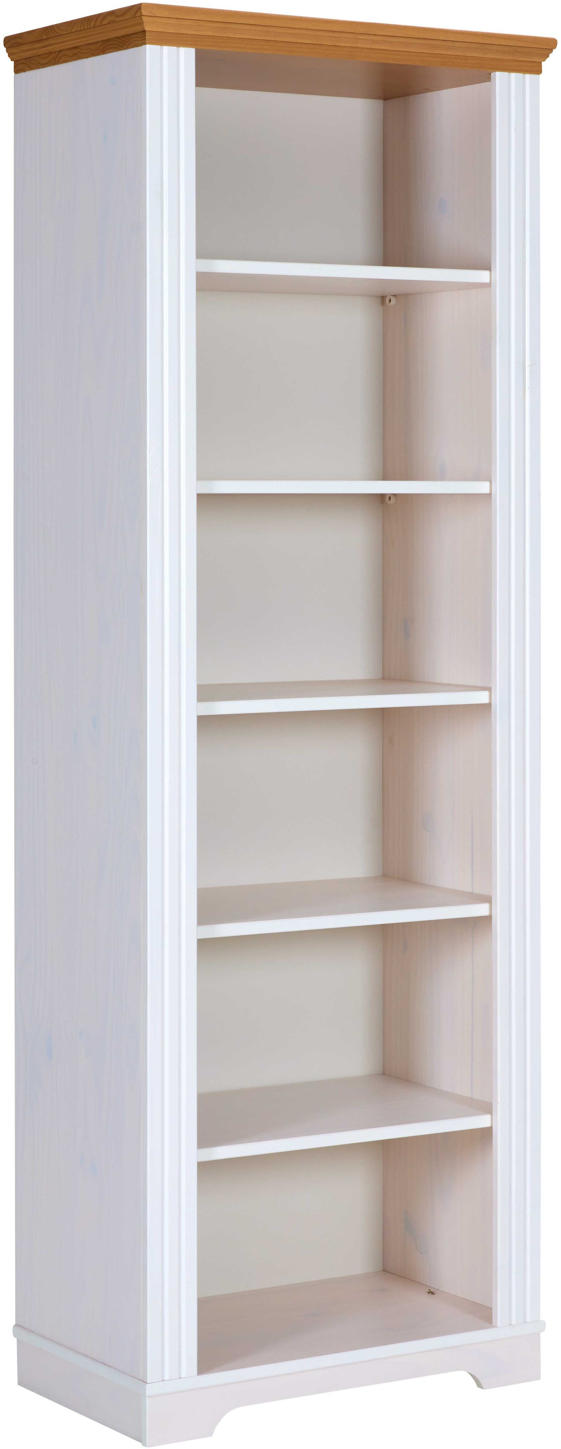 Inter Link Bücherregal Maluno, 1-tlg., Kiefer Massiv, 6 Fächer, BxTxH: ca. 68 x 41 x 193,1 cm