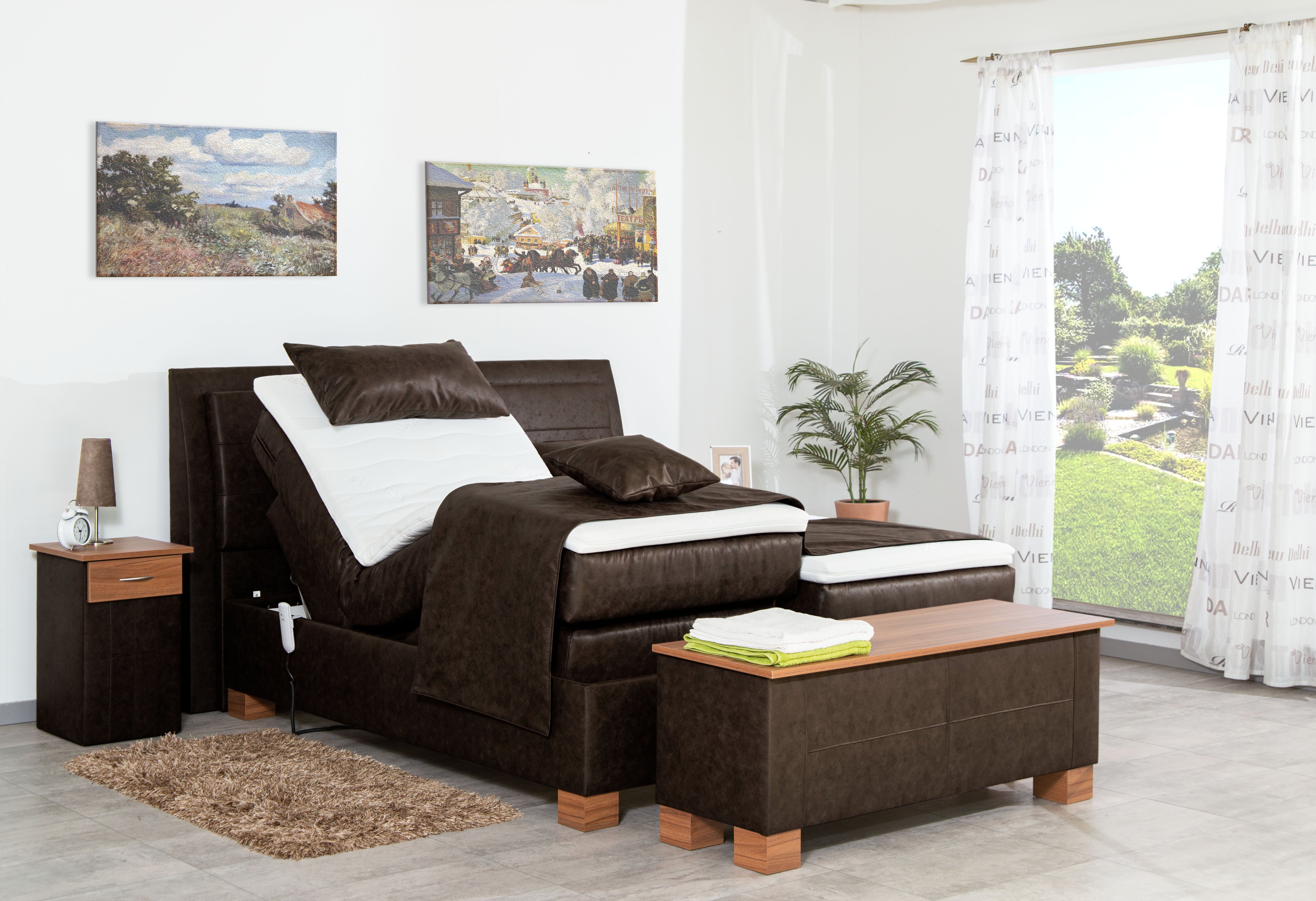 Meisterbetten Boxspringbett Like (mit Motor, 7-Zonen günstig online kaufen