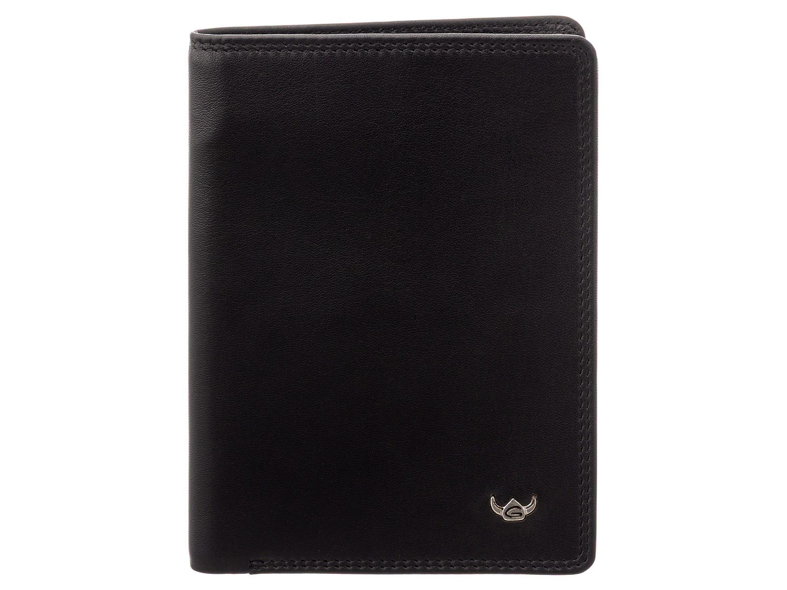 Golden Head Mini Geldbörse Polo RFID Etui 448151 Ausweisetui (Stück, 1-tlg., 1), Doppelsteppnähte