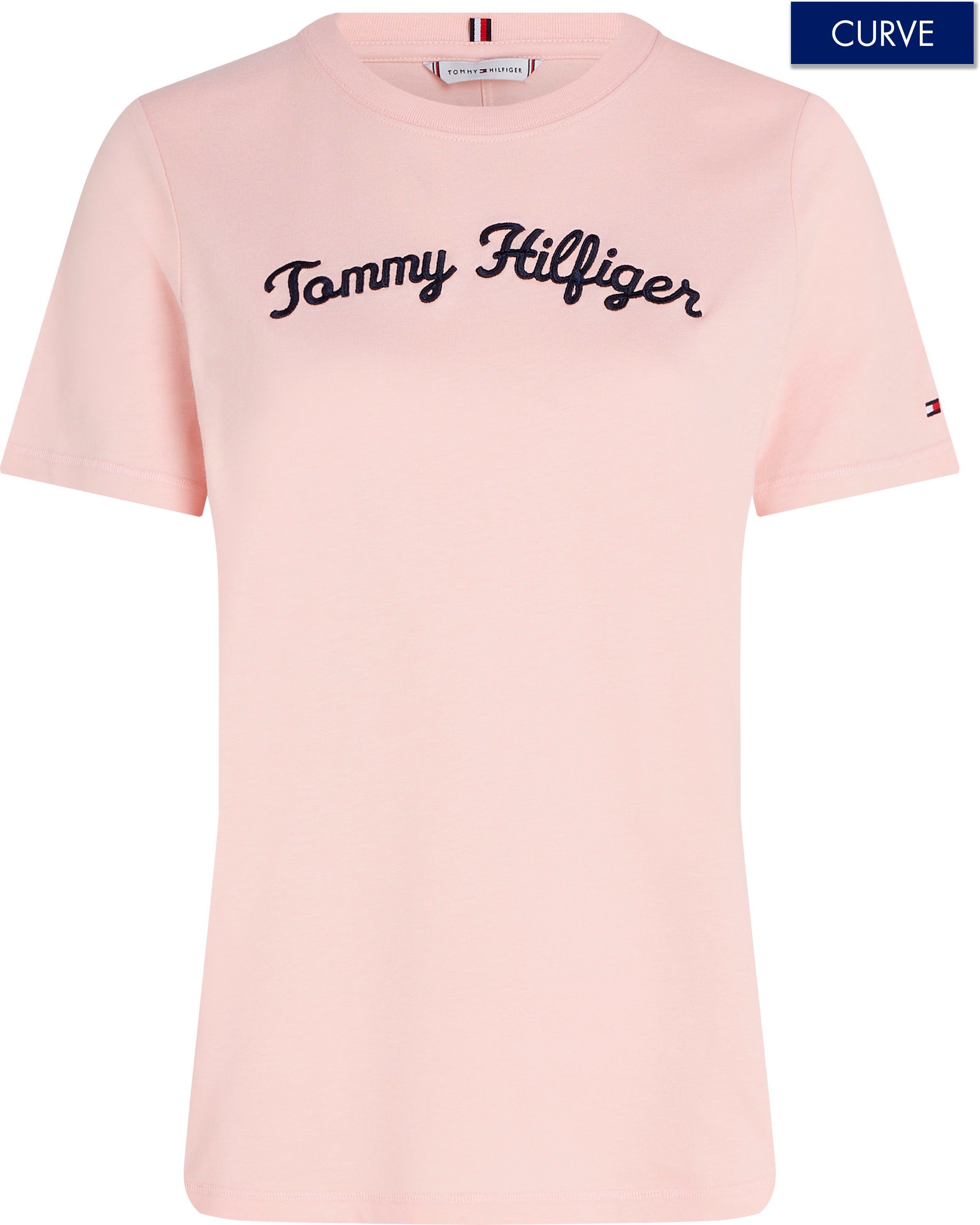 Tommy Hilfiger Curve T-Shirt CRV REG SCRIPT TEE SS Groe Gren-Tommy Hilfiger Curve 1
