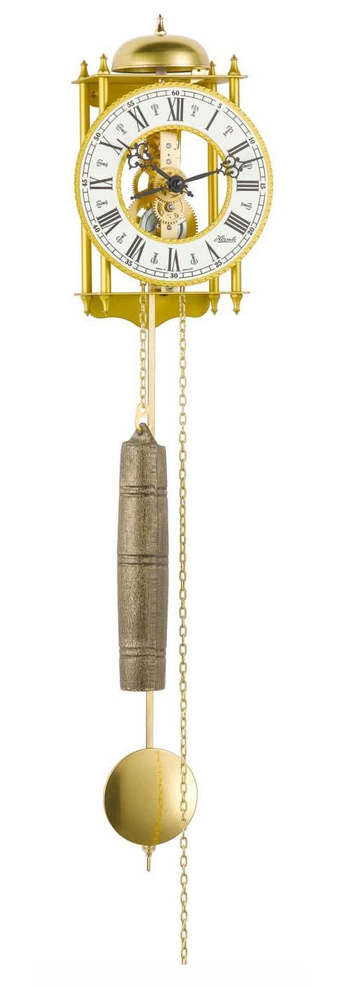 Hermle Wanduhr Pendeluhr Eisen Schlag auf Glocke - Hermle Modell: 70332-000711