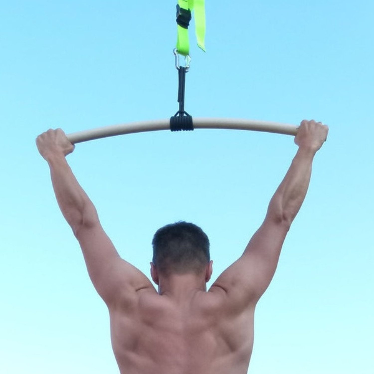 eaglefit® Klimmzugstange Holz Klimmzugstange gebogen 100 cm – geölt, Made in Germany, Handmade in Germany, Eschenholz geölt