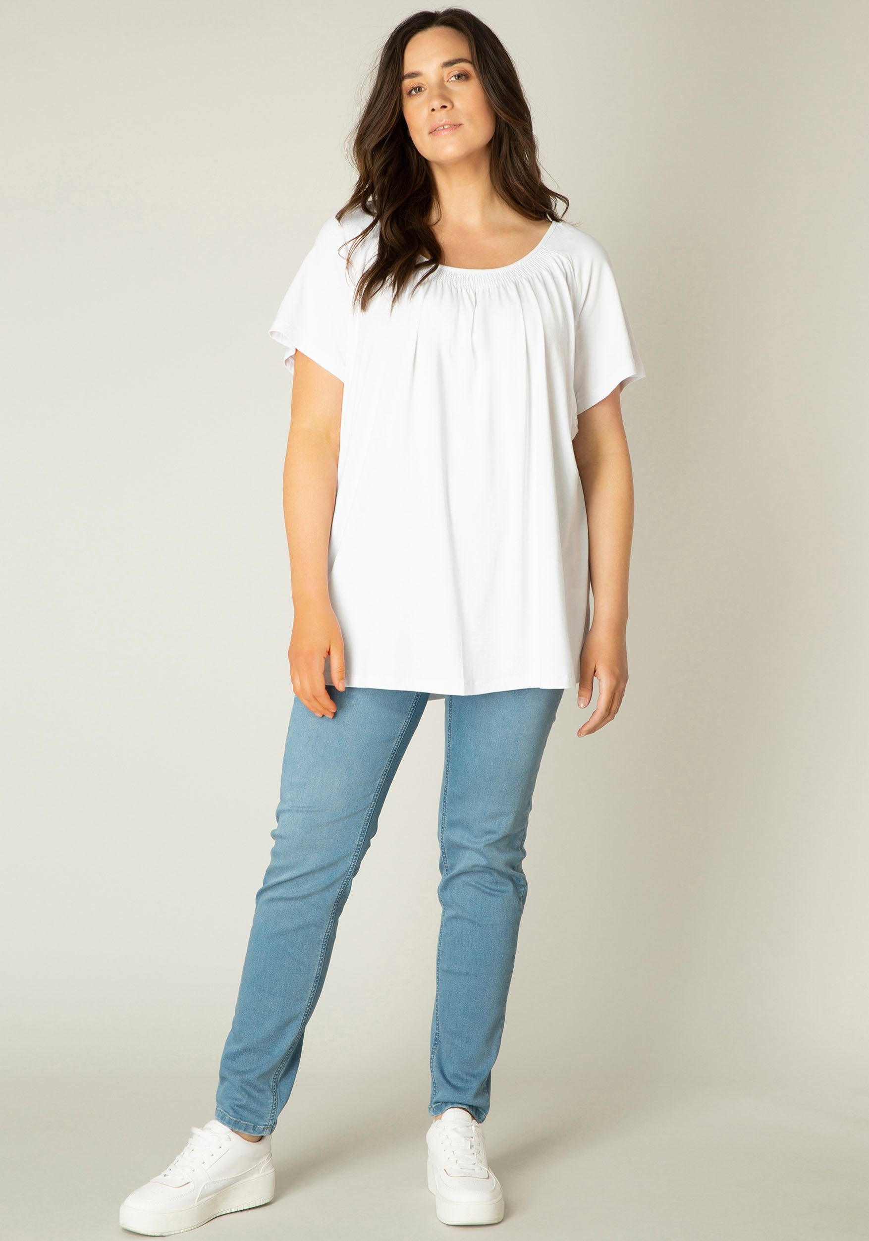 Level weiten mit Base Curvy Tunikashirt Ärmeln