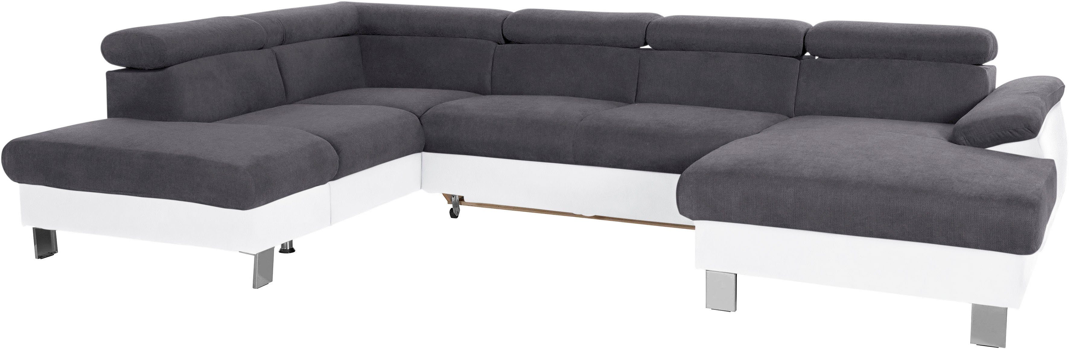 COTTA Wohnlandschaft "Komaris U-Form, B: 320 cm" mit Kopfteilverstellung, o günstig online kaufen