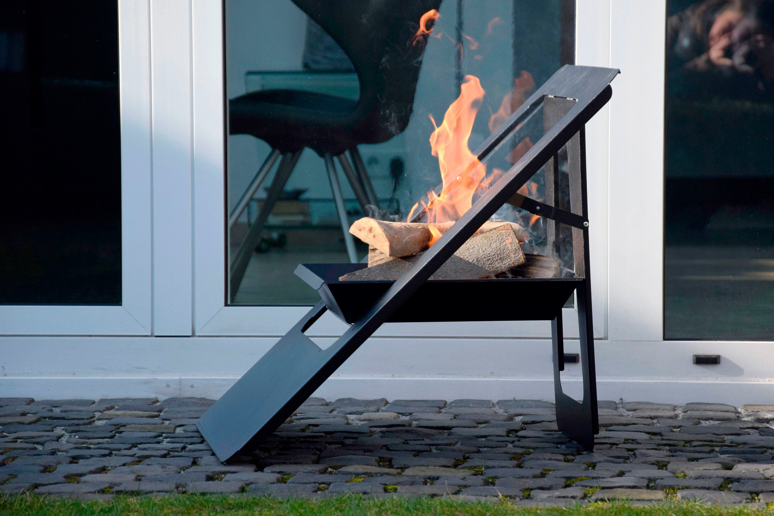 DOBAR Feuerschale »Design«, B/T/H 50/56/61 cm OTTO