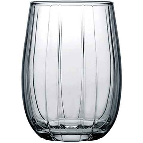 Pasabahce Gläser-Set Linka 420405 3er Set Dunkle Gläser Wasserglas 380ml Grau