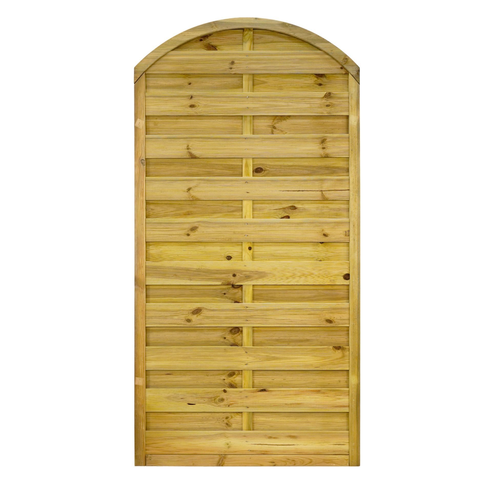 GartenLand Zaun Dichtzaun Vario gebogen Kiefernholz – Kesseldruckimprägniert, (Set, Ohne Pfosten)
