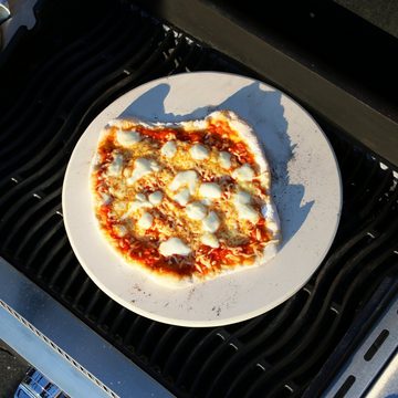 bremermann Pizzastein Pizzastein rund Ø 38 cm / Cordierit, 1,5 cm dick / Backstein für Ofen