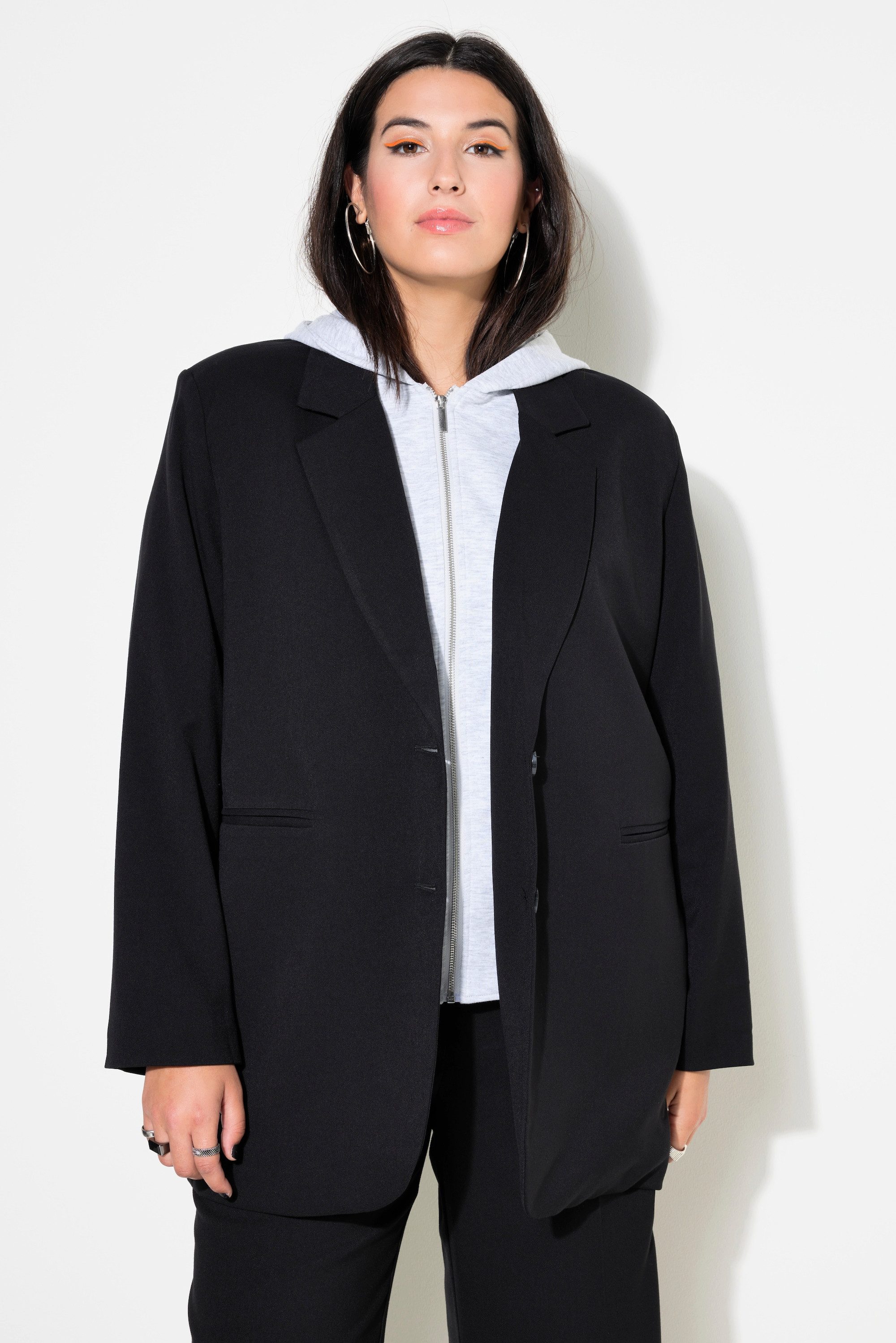 Studio Untold Blusenblazer Blazer oversized Kapuze günstig online kaufen