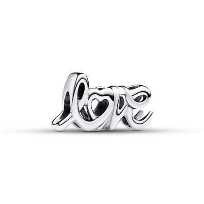 Pandora Charm-Einhänger Handwritten Love Charm aus Sterlingsilber von PANDORA Moments