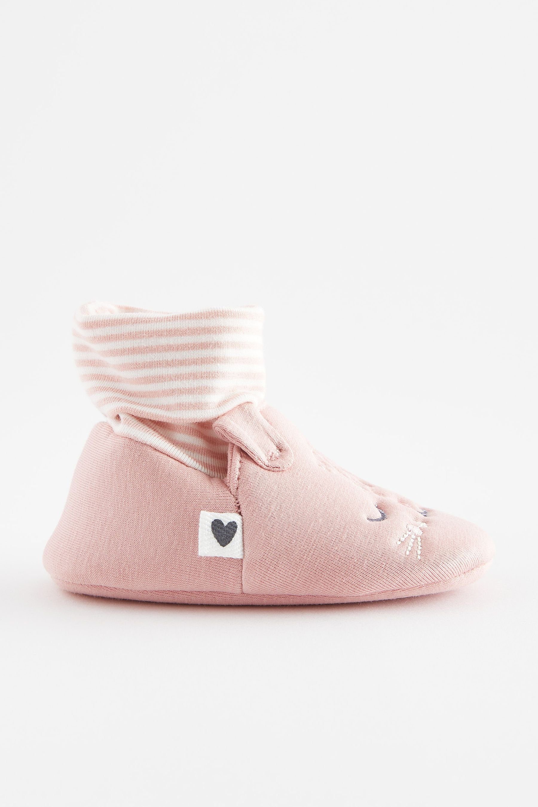 (1-tlg) Babystiefel Pink Baby-Stiefelchen Next Bunny