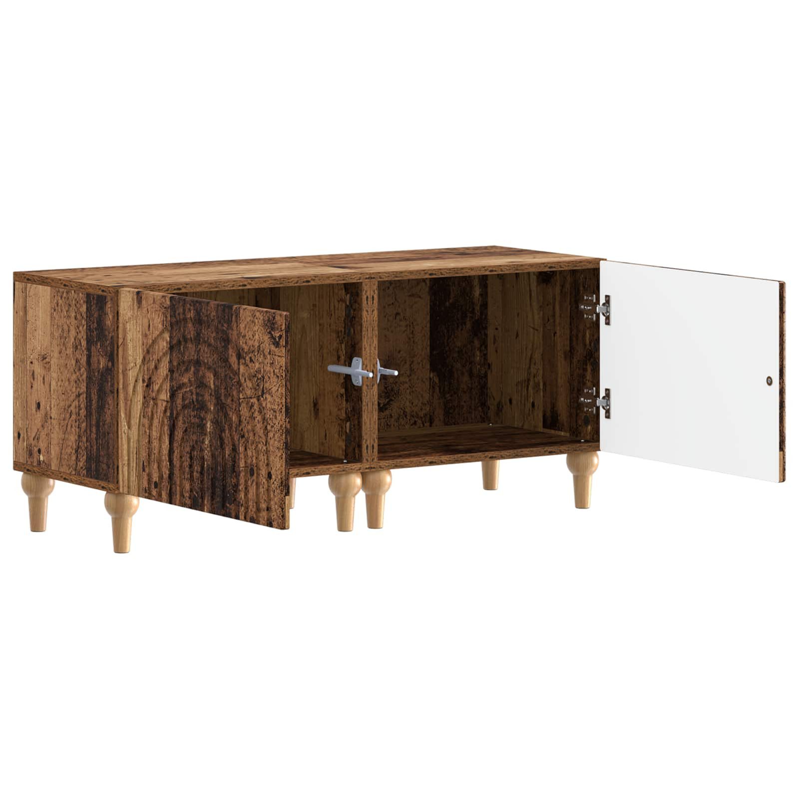 vidaXL TV-Schrank TV-Schrank ALKMAAR Altholz Holzwerkstoff