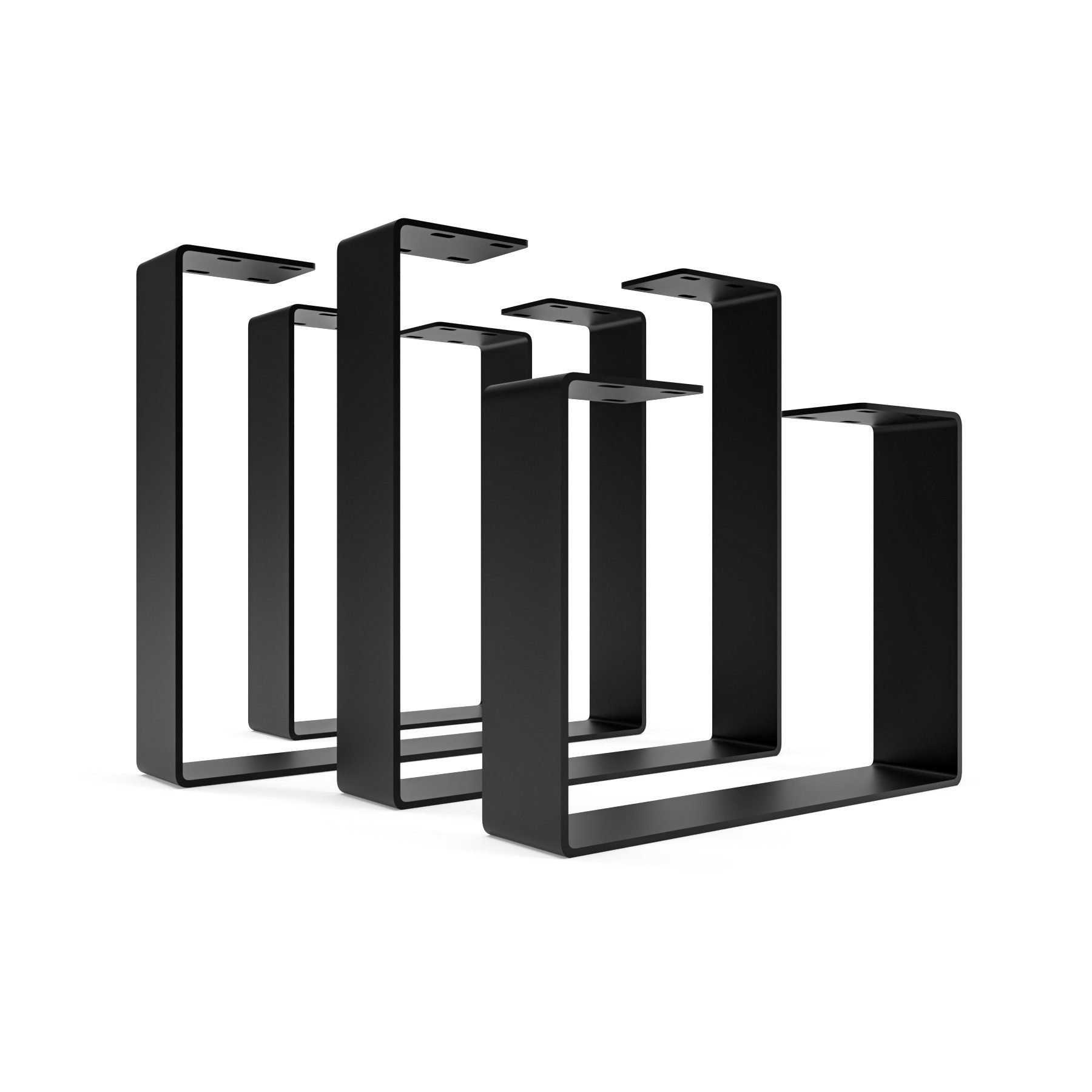 HEVVA Tischbein, TURIN, Tischkufen, Bankkufen, Couchtischbeine, Tischuntergestell