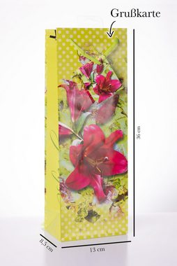 laro Geschenkbox Flaschentüten Blumen 10/20/40 Stk