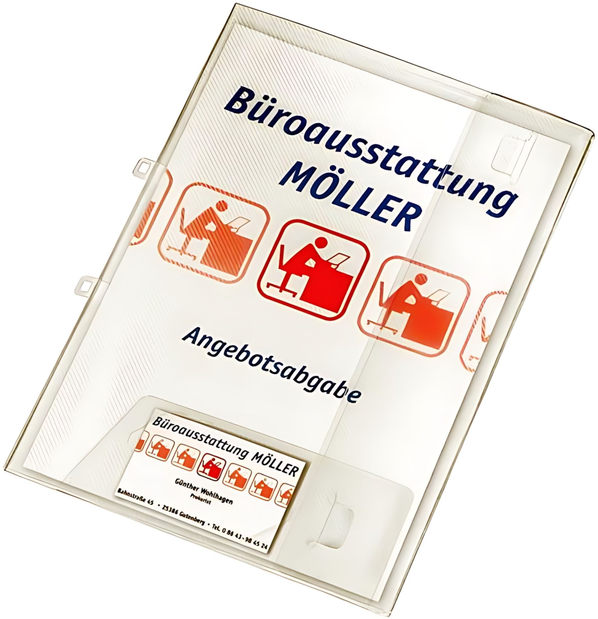 VELOFLEX Organisationsmappe VeloflexAngebotsmappe A4 transp.